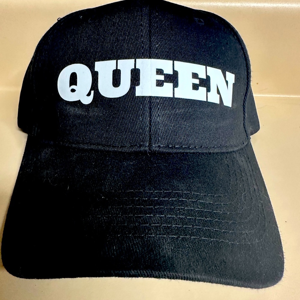 Black Hat with QUEEN on front